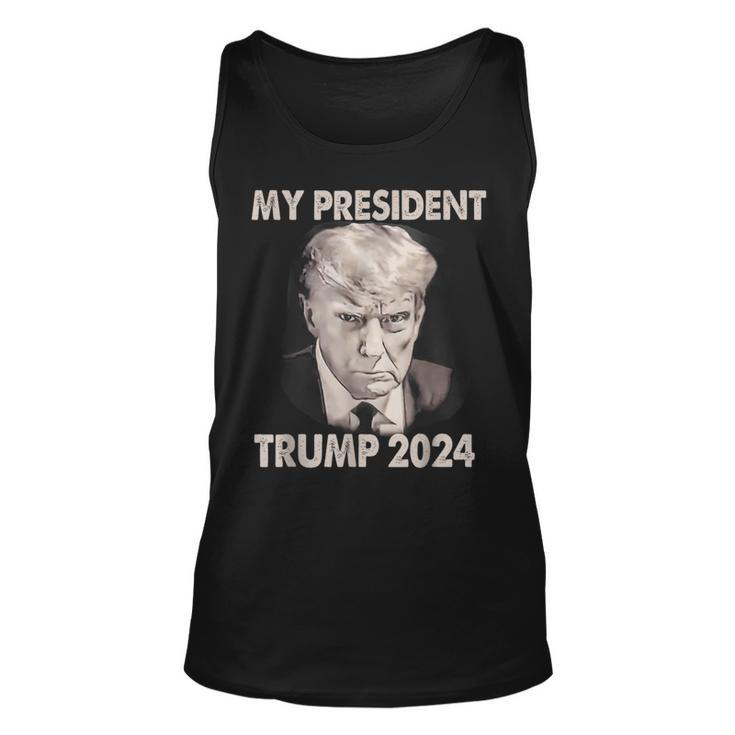 My President Trump 2024 Shot Trump President 2024 Tank Top