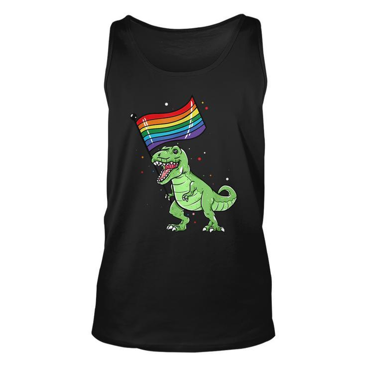 Pride Dinosaur Lgbt Gay Lesbian Transgender Trans Nonbinary Tank Top