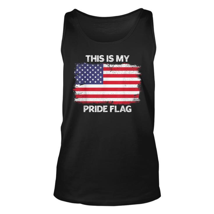 This Is My Pride Flag Usa American 4Th Of July Patriotic Us Tank Top