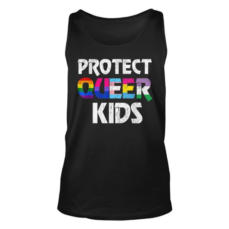Protect Queer Youth Lgbt Awareness Gay Lesbian Pride  Unisex Tank Top