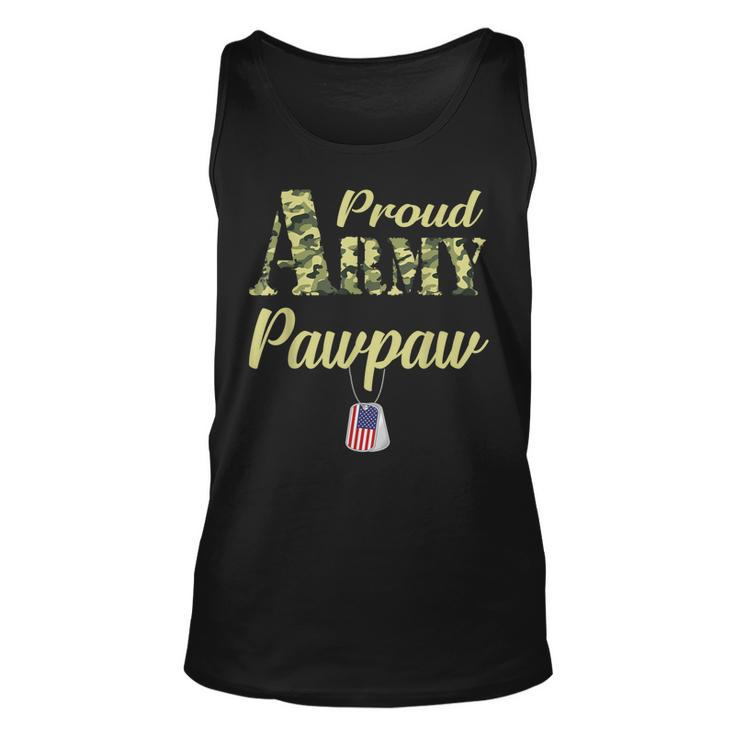 Proud Army Pawpaw Military Pride  Gift For Mens Unisex Tank Top