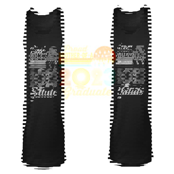Proud Brother Of A Class Of 2023 Graduate Senior Graduation Unisex Tank Top