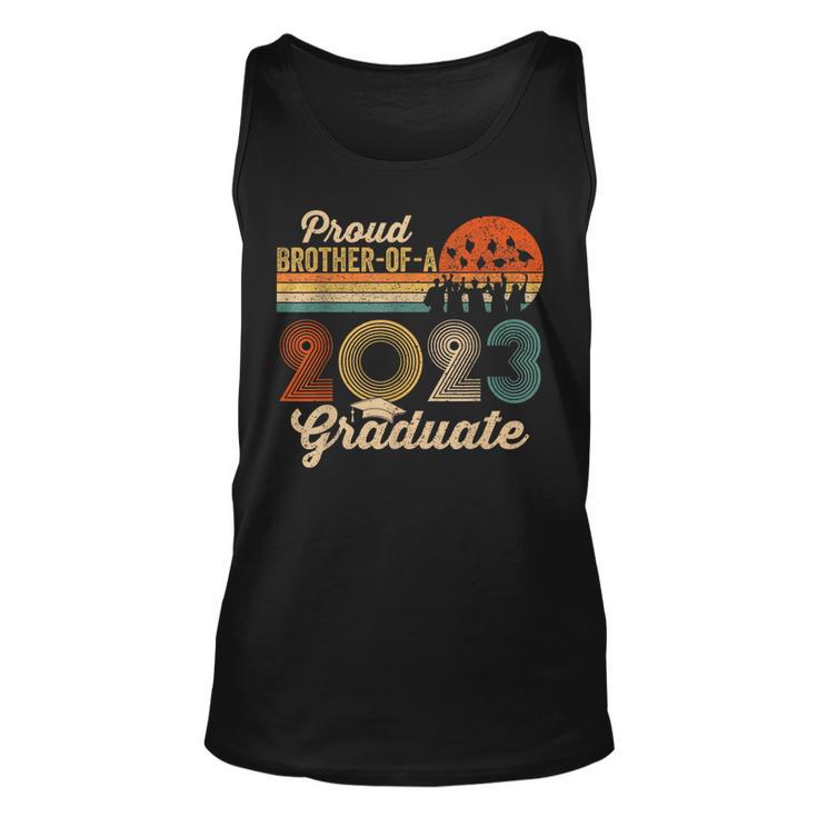 Proud Brother Of A Class Of 2023 Graduate Senior Graduation Unisex Tank Top