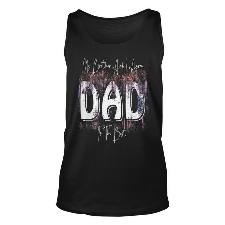 Proud Dad Of Twins Dad Is The Best Father Day From Son Tank Top