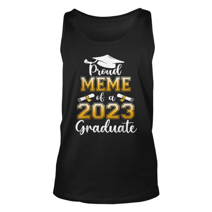 Proud Meme Of A Class Of 2023 Graduate  Senior 23 Unisex Tank Top