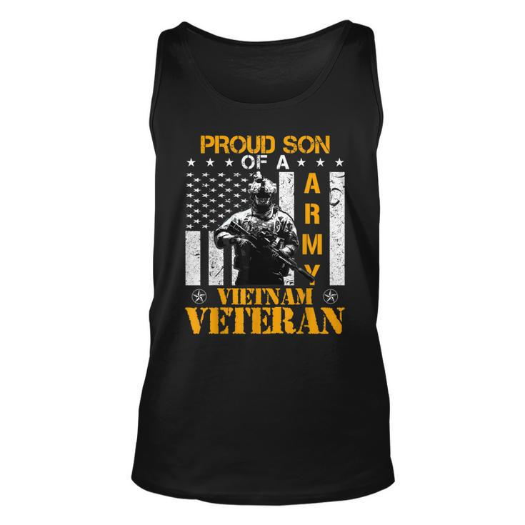 Proud Son Of A Army Vietnam Veteran  Cool Gift Unisex Tank Top