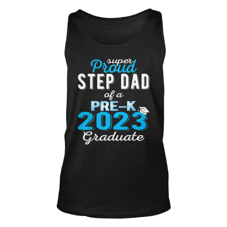 Proud Step Dad Of Pre K School Graduate 2023 Graduation Step Tank Top