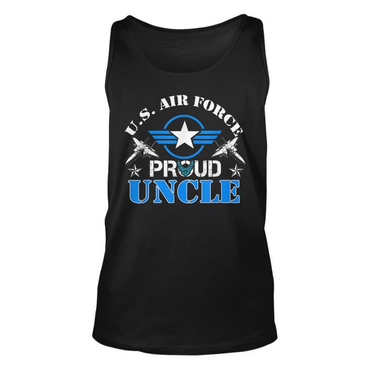 Proud Uncle Us Air Force  Usaf Veteran Gift  Unisex Tank Top