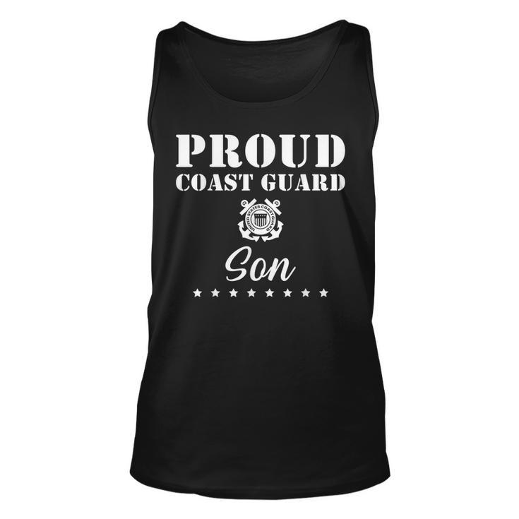 Proud Us Coast Guard Son Us Military Military Tank Top