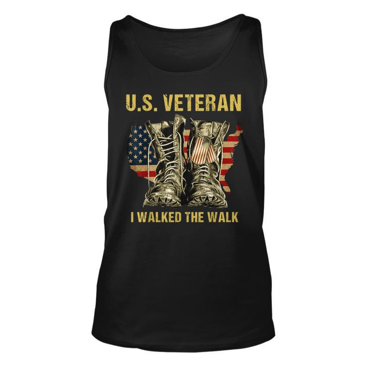Pround Us Veteran I Walked The Walk  Unisex Tank Top