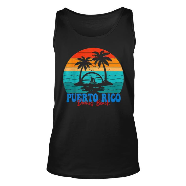 Puerto Rico Souvenir Domes Beach Summer Vacation Trip  Unisex Tank Top
