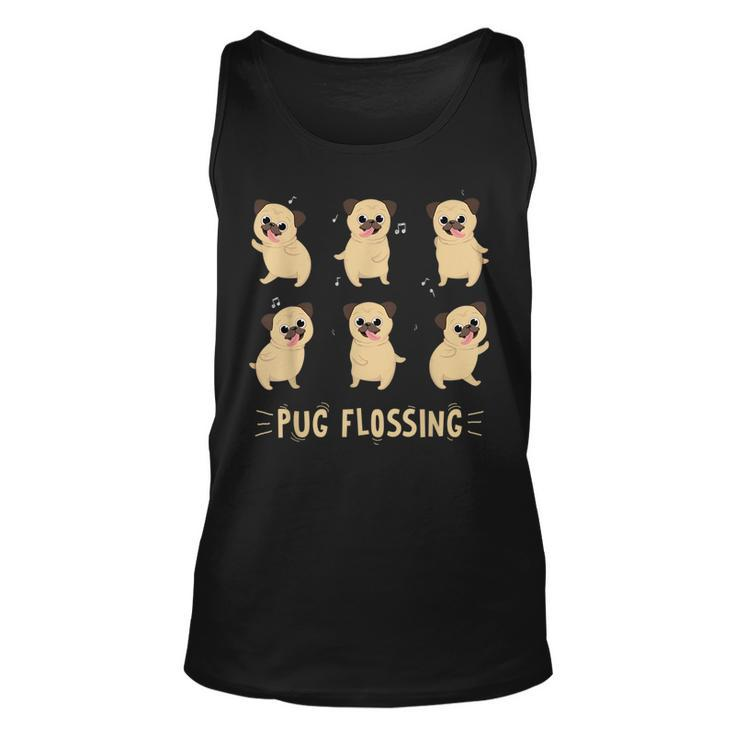 Pug Dog Floss Dance Cute Pug Floss For Pug Lovers Tank Top