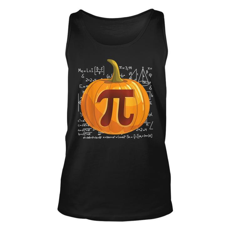 Pumpkin Pie Math Halloween Thanksgiving Pi Day Tank Top