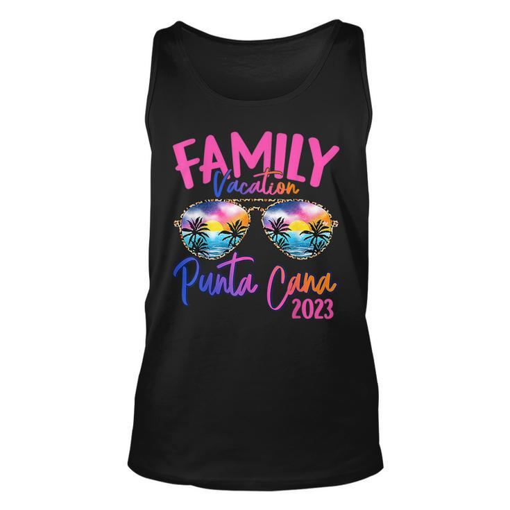 Punta Cana Dominican 2023 Sunglasses Theme Family Vacation  Unisex Tank Top