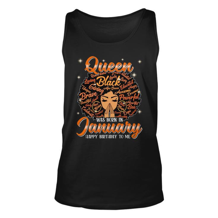 Queen Was Born In January Black History Birthday Junenth   Unisex Tank Top