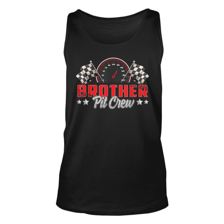 Race Car Birthday Party Racing Brother Pit Crew For Brothers Tank Top