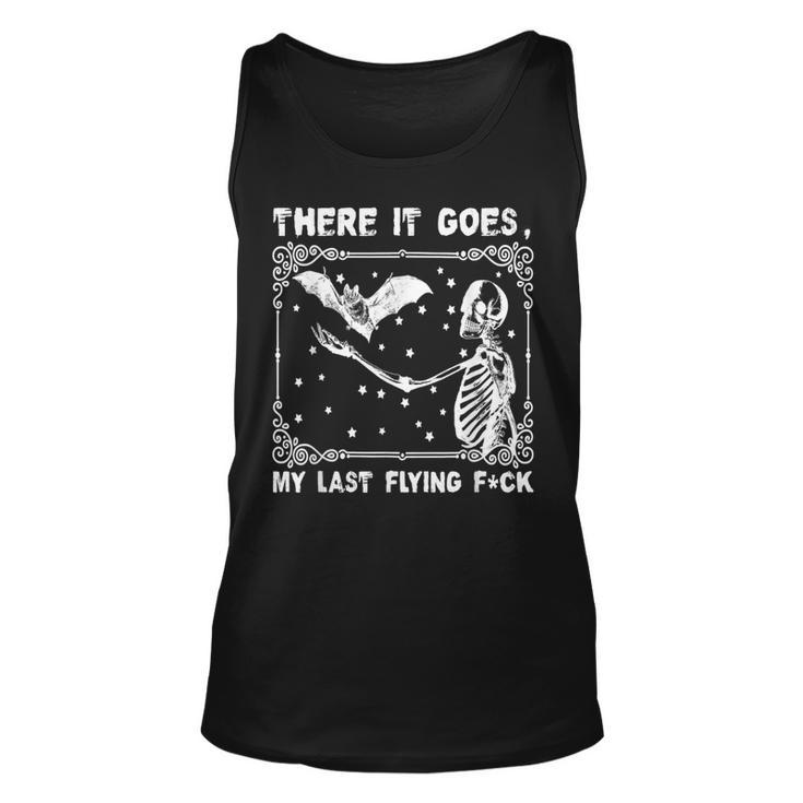 There It Goes My Last Flying Fuck Skeleton Tank Top