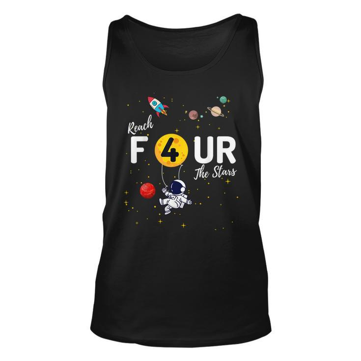 Reach 4 The Stars Childs 4Th Birthday Party  Unisex Tank Top