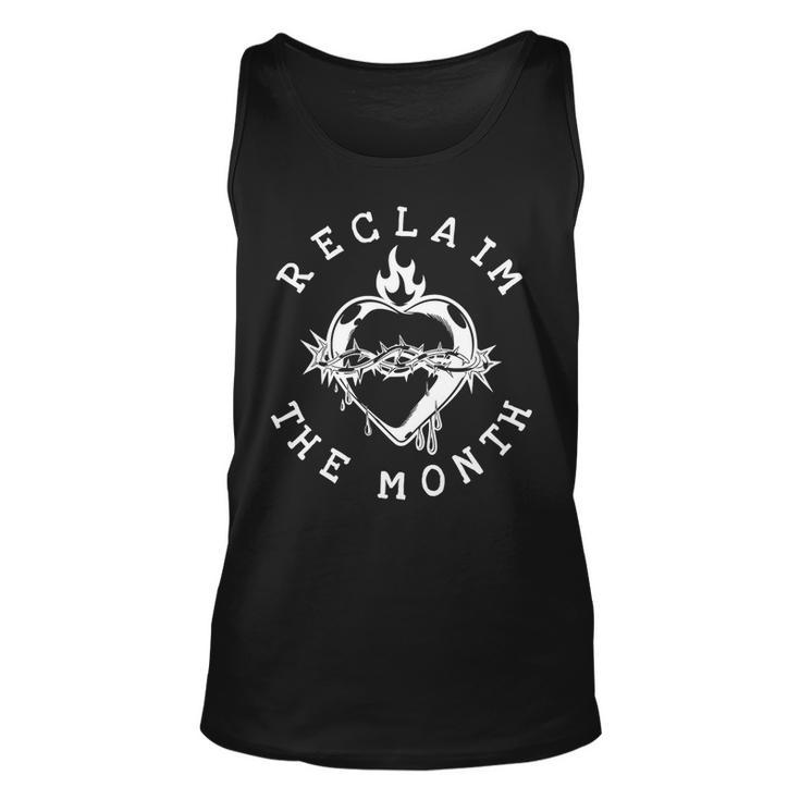 Reclaim The Month Sacred Heart Image June Month   Unisex Tank Top