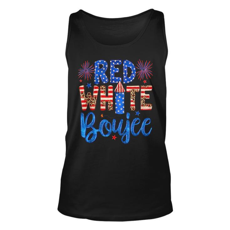 Red White & Boujee Summer Drinking 4Th Of July Us Flag Tank Top