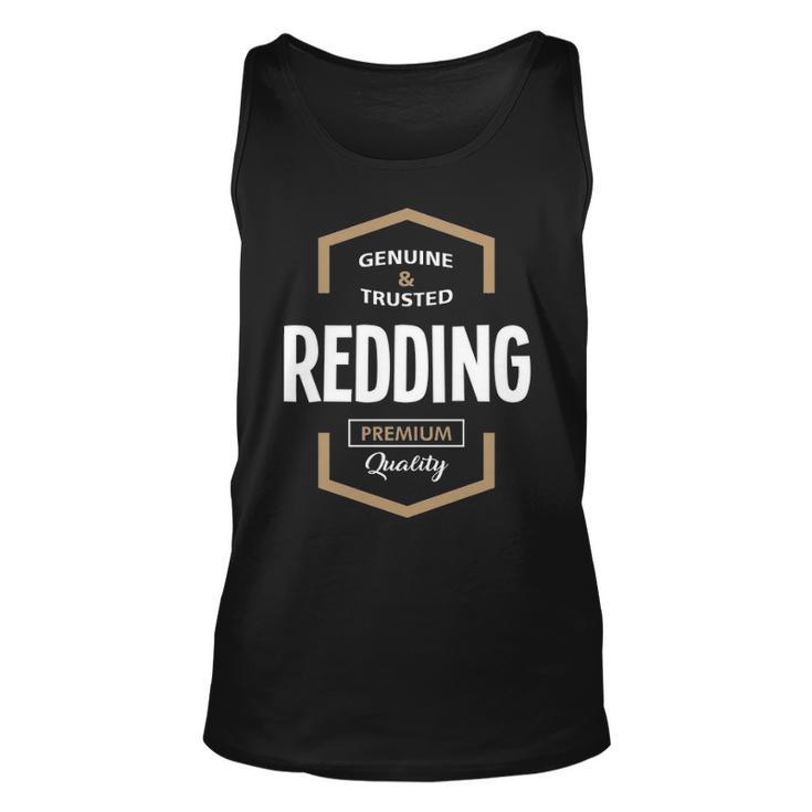 Redding Name Gift Redding Quality Unisex Tank Top