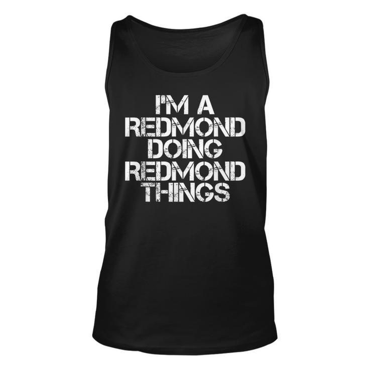 Redmond Surname Tree Birthday Reunion Idea Tank Top