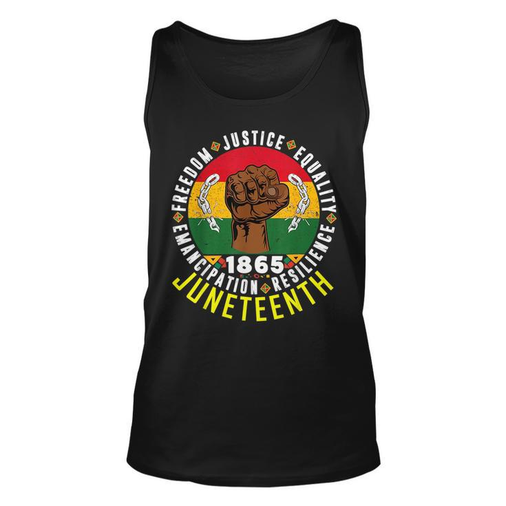 Remembering My Ancestors Freedom Justice Junenth  Unisex Tank Top