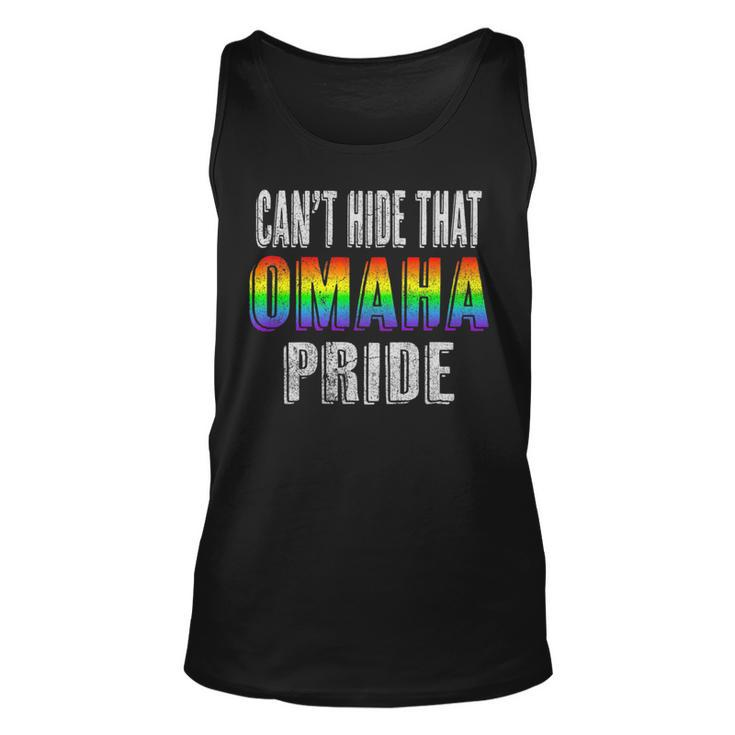 Retro 70S 80S Style Cant Hide That Omaha Gay Pride   Unisex Tank Top