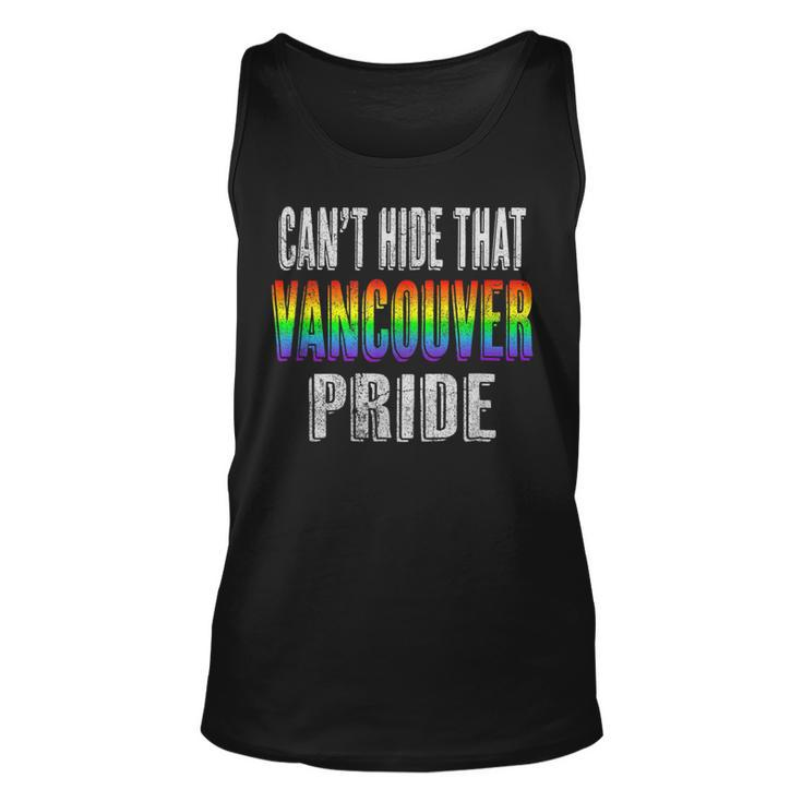 Retro 70S 80S Style Cant Hide That Vancouver Gay Pride  Unisex Tank Top