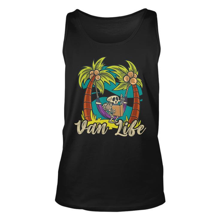 Retro Vintage Van Life Is The Real Adventure  Unisex Tank Top