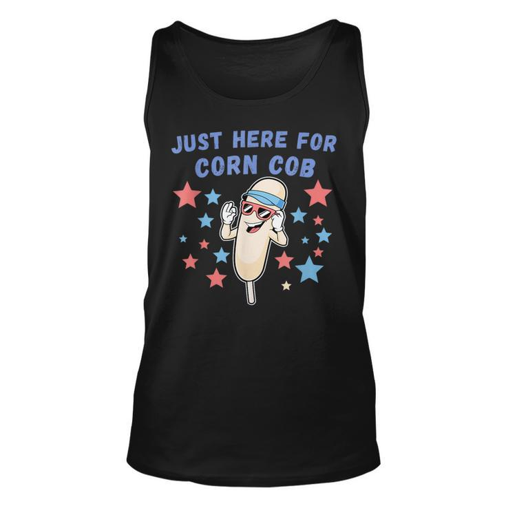Roasted Corn Im Just Here For The 4Th Of July Corn Tank Top
