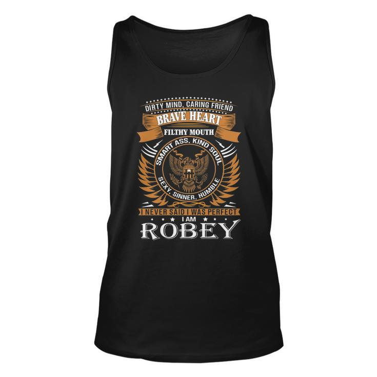 Robey Name Gift Robey Brave Heart Unisex Tank Top