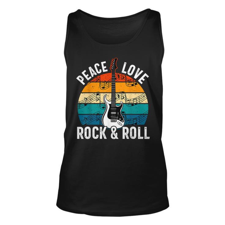 Rock & Roll Rock Music Rock Lover Guitar Player Rock Tank Top