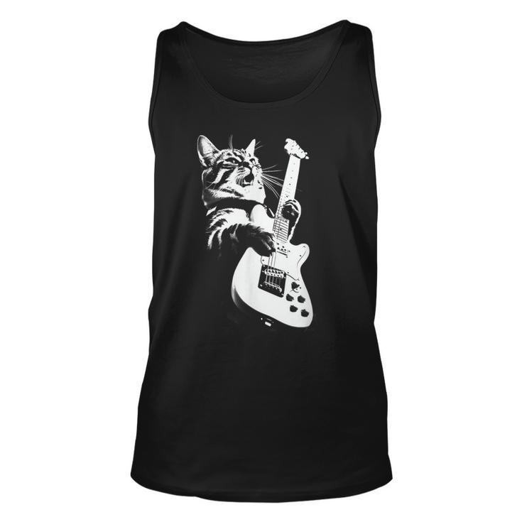 cat playing guitar shirt