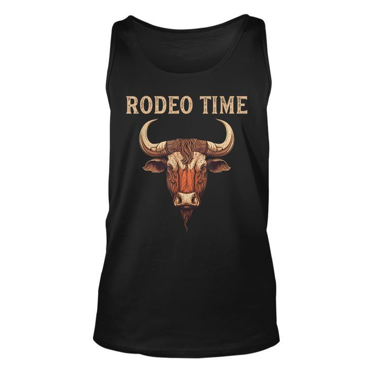 Rodeo Time Bull Riding Cowboy Bull Rider  Unisex Tank Top