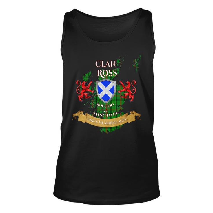 Ross Scottish Family Clan Middle Ages Mischief   Unisex Tank Top