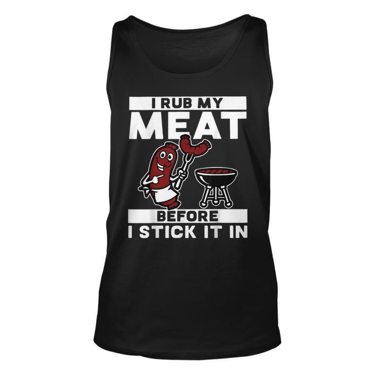I Rub My Meat Before I Stick It In Summer Bbq Tank Top