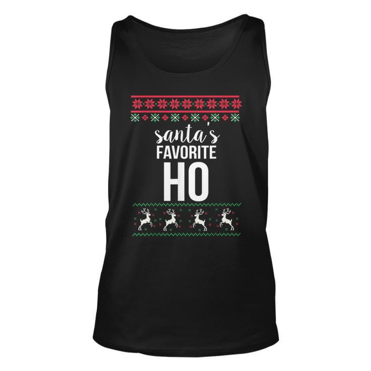 Santas Favorite Ho Ugly Christmas Sweater Tank Top
