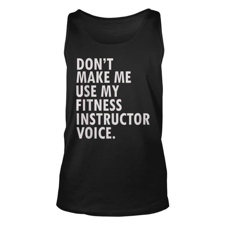Saying Fitness Instructor Group Fitness Fitness Instructor Tank Top