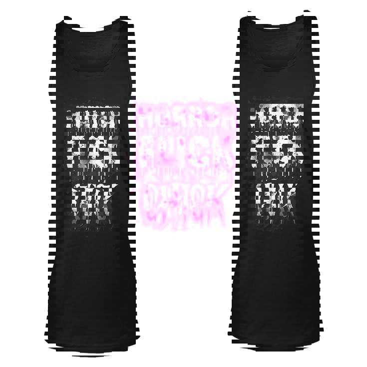 Scary Horror Movie Flick Chick Scary Tank Top