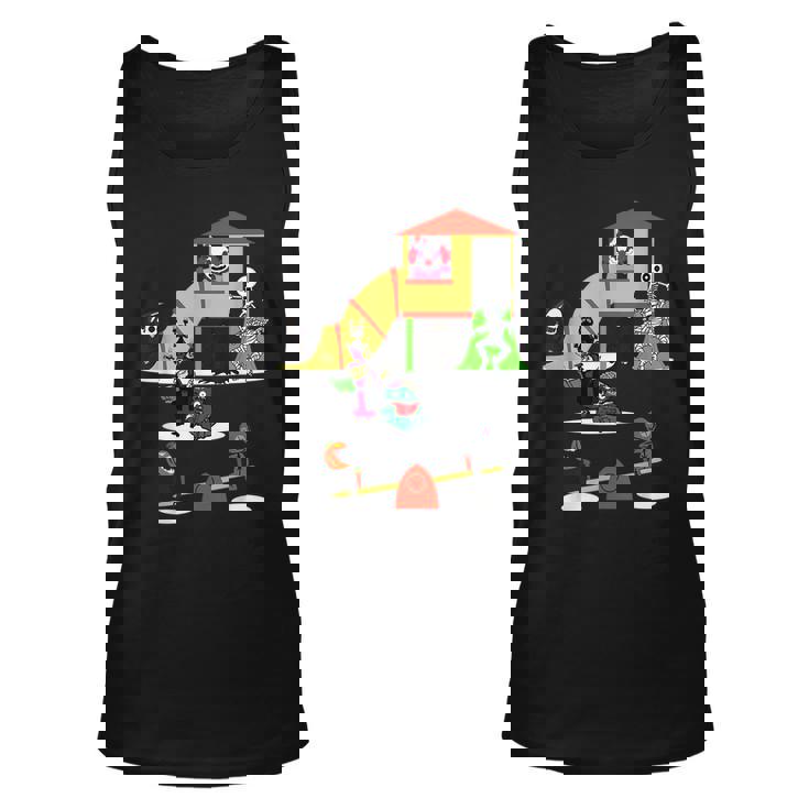 Scary Playground Halloween Horror Movie Kids Zombie Costume Halloween Tank Top