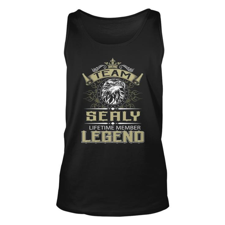 Sealy Name Gift Team Sealy Lifetime Member Legend Unisex Tank Top