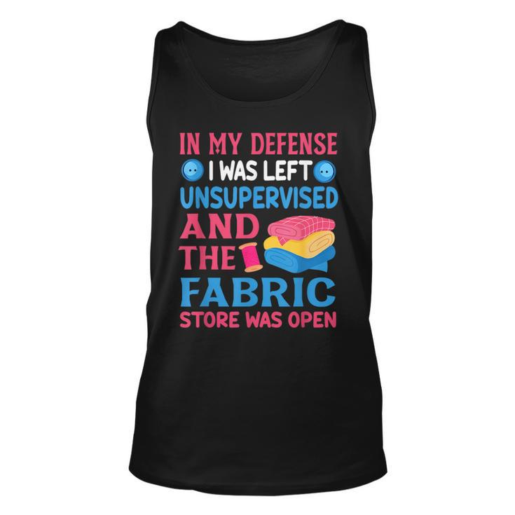 Sewing Quote Knitting Quilter Sew Craft Crafting  Unisex Tank Top