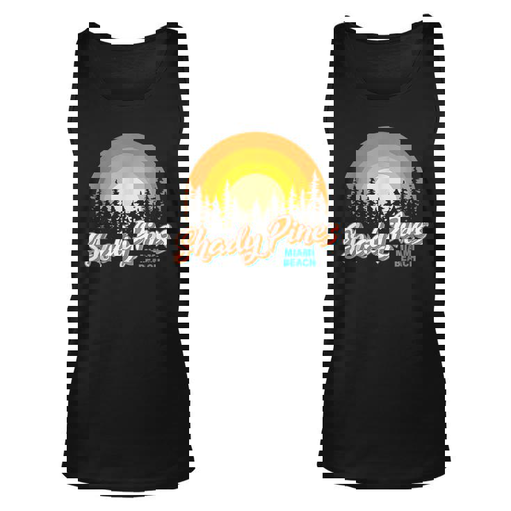 Shady Pines Miami Beach Florida Beach Summer Vacation Florida & Merchandise Tank Top