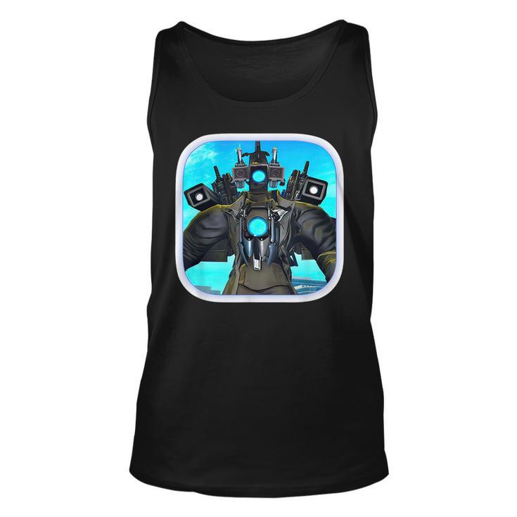 Skibidi Toilet Cameraman Speakerman Tv Man Tank Top