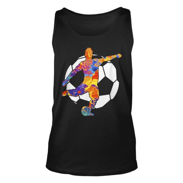 Soccer Player Sports Graphic  Soccer Graphic Unisex Tank Top