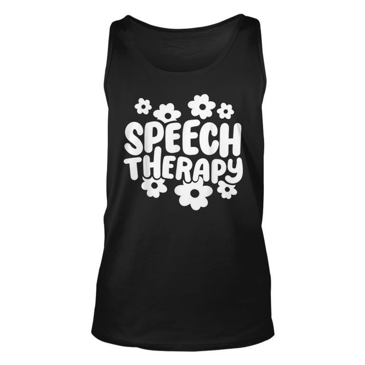 Speech Therapy Therapist Speech Language Pathologist Tank Top