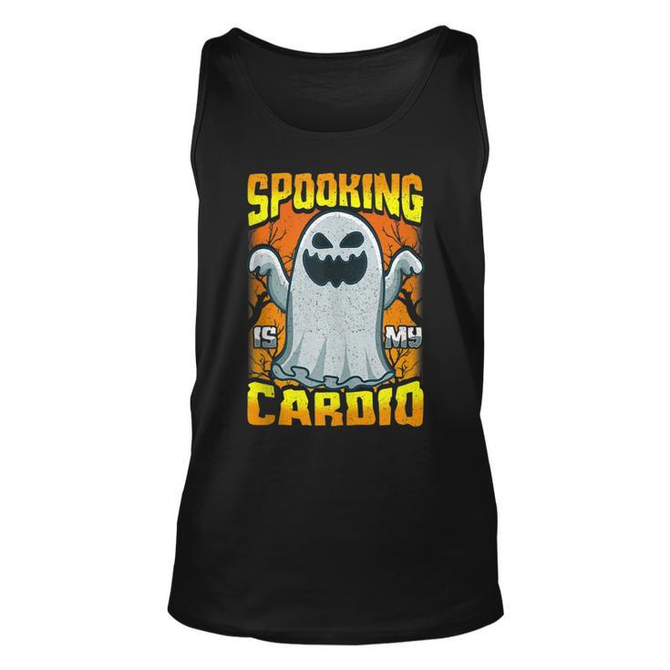 Spooking Is My Cardio Halloween Workout Gym Fitness Exercise Exercise Tank Top