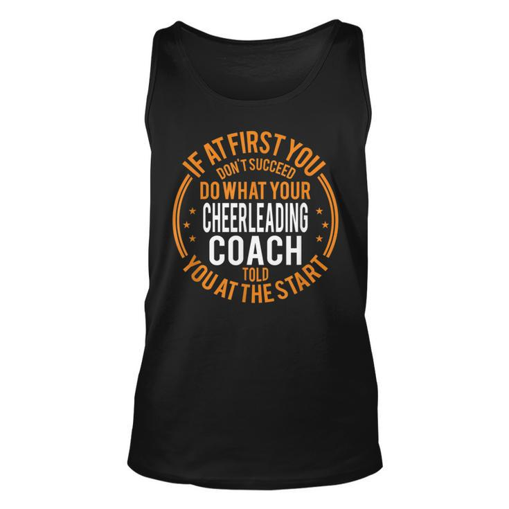 Sport Coaches And Player Cheerleading Coach Cheerleading Tank Top