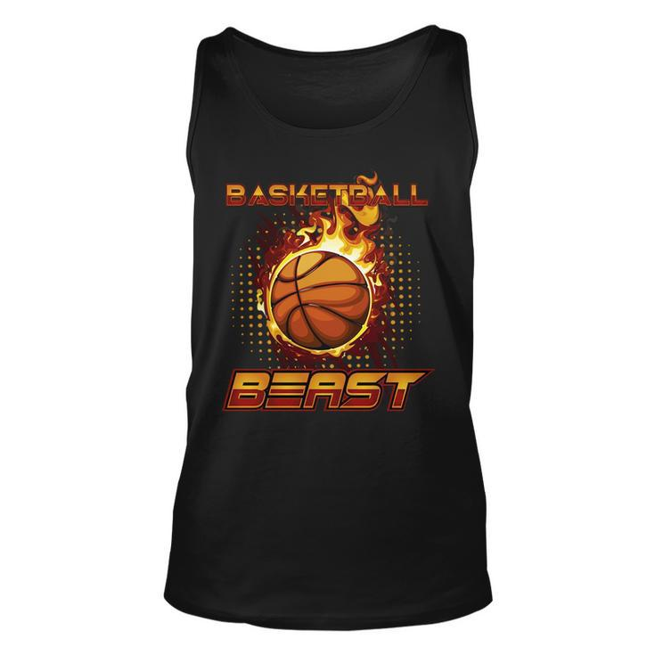 Sports Athletic Motivational Basketball Beast   Unisex Tank Top